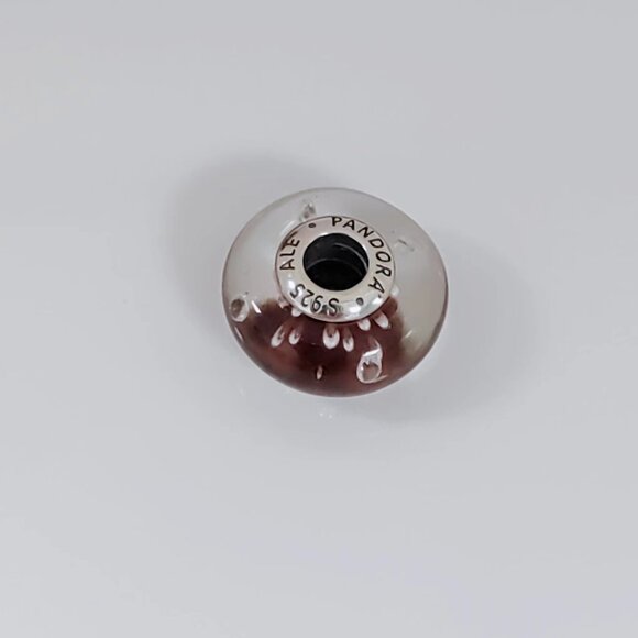 Pandora Lavender Purple Colored Murano Glass Bead String Beaded S925 ALE - Picture 3 of 4